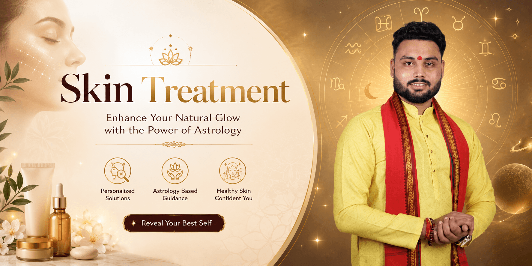 Vedic chart analysis illustration